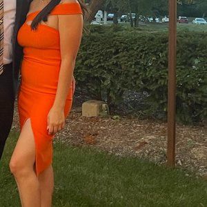 One Shoulder Bandage Dress